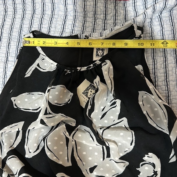NWT Anne Klein Womens Printed Chiffon Halter Dress size 12 - Picture 8 of 9